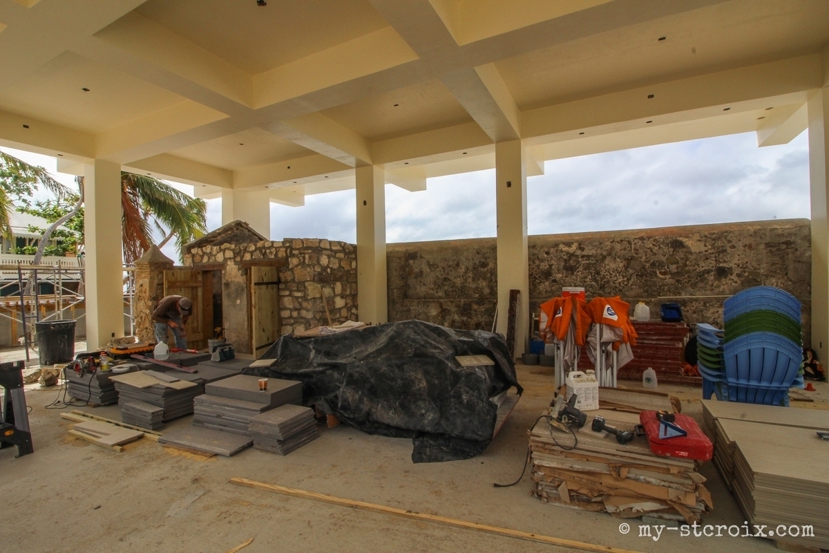 The Fred Restaurant under construction